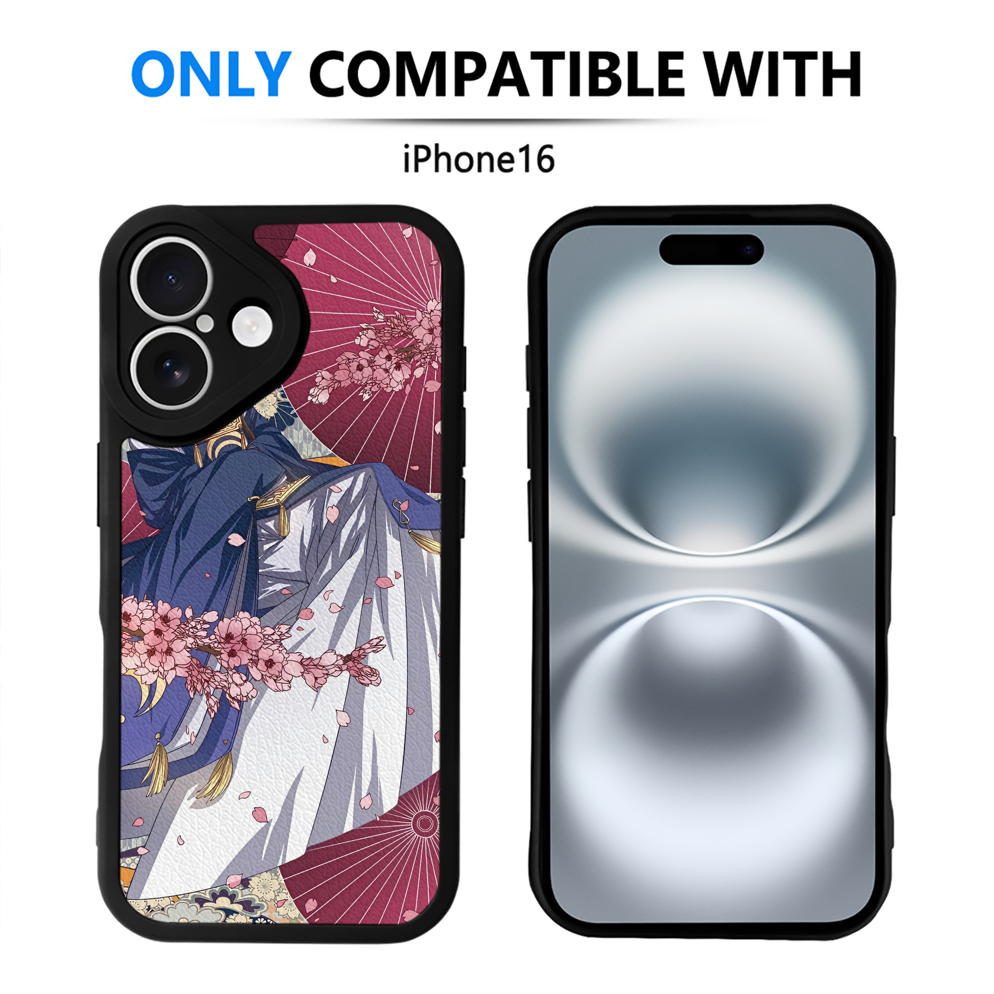 （画像用） 刀剣乱舞 Touken Ranbu 【iPhone 16シリーズ対応】シリコンスマホケース（レザー調） 材質：シリコン